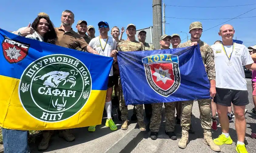 Рівненщина зустріла учасників міжнародного маршу «Місія Київ» на підтримку ментального здоров’я ветеранів