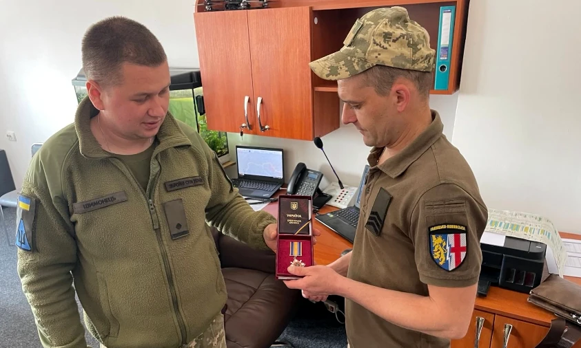 Військовослужбовця з Дубровиці нагородили орденом «За мужність» III ступеня