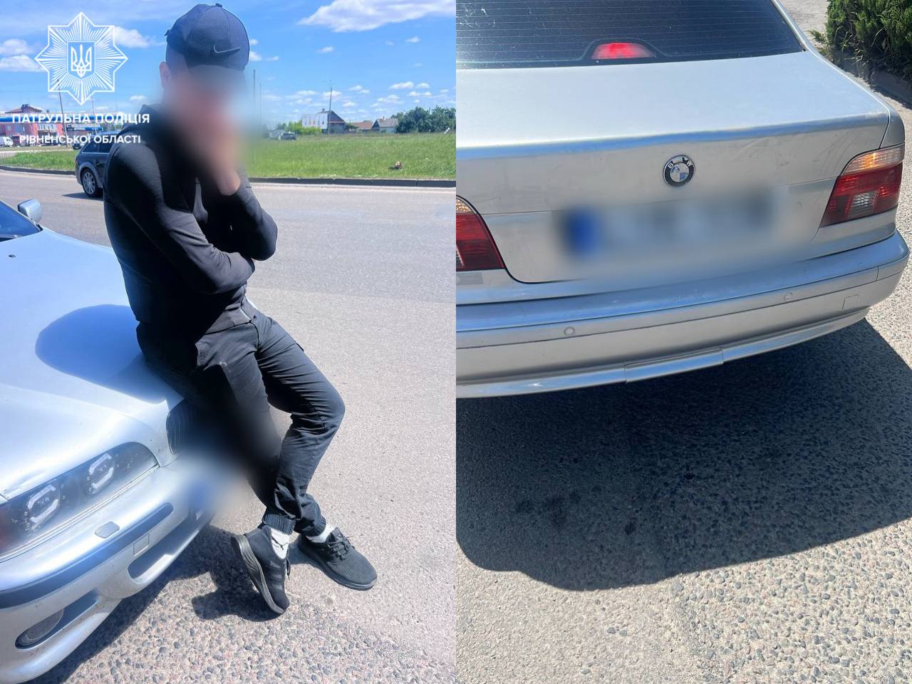 У Сарнах зупинили BMW з підробленими документами та чужими номерами