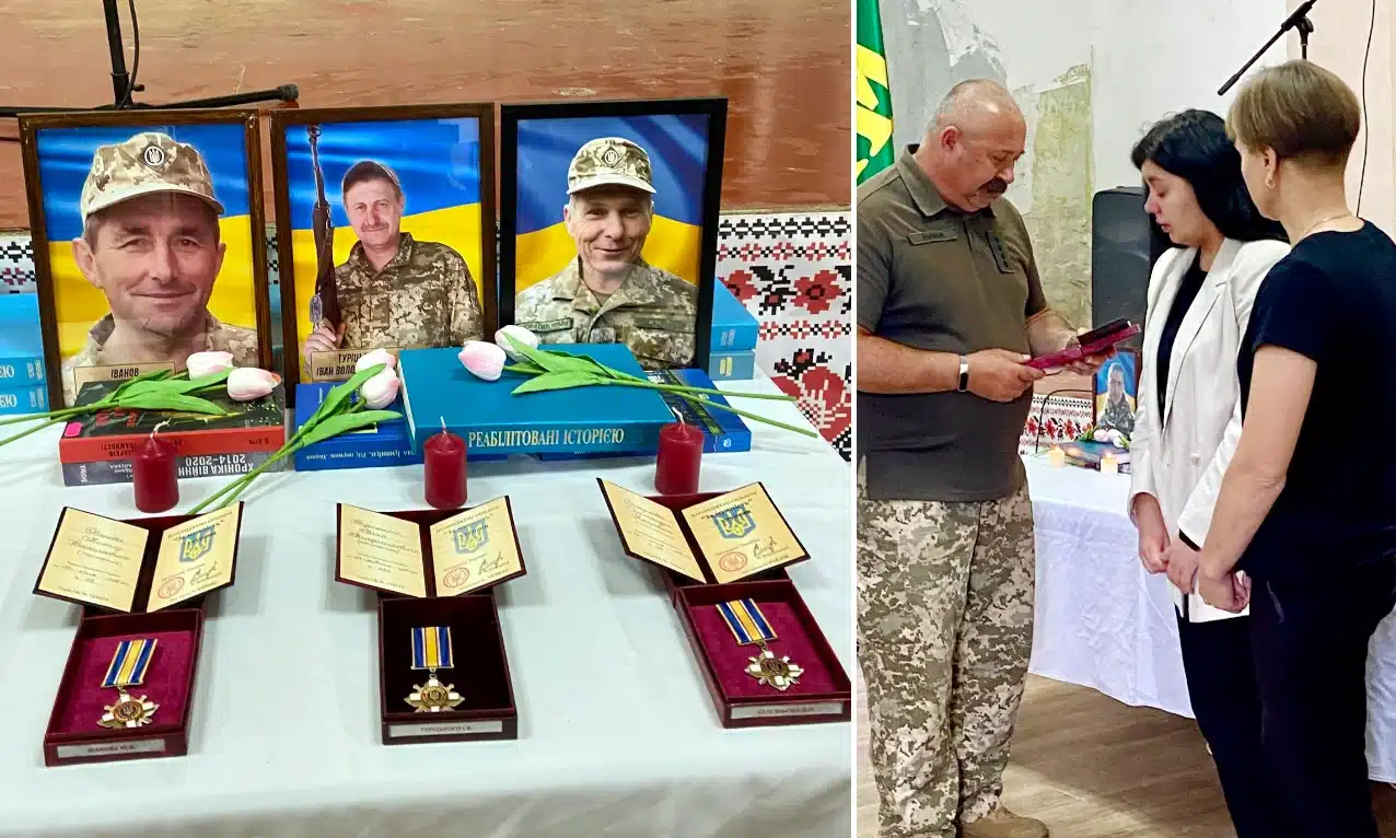 Троє воїнів із Мізоцької громади посмертно відзначені орденом «За мужність»
