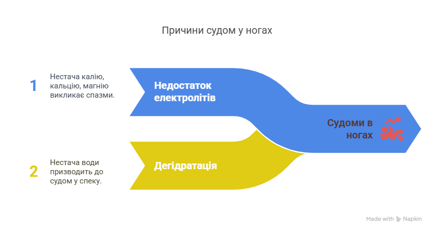 Причини судом у ногах - фото 1