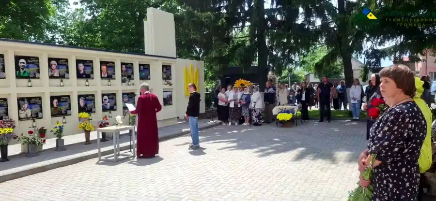У Корнинській громаді вшанували пам’ять полеглих захисників України - фото 1