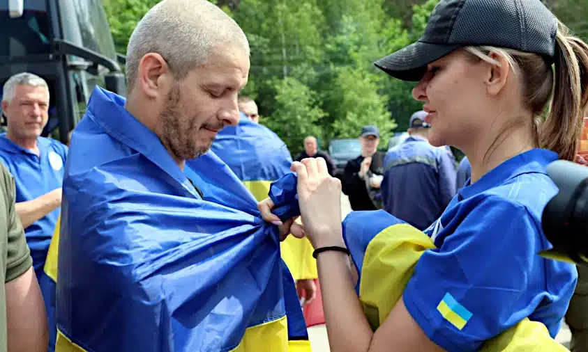 З російського полону звільнено чергову групу поранених і хворих українських Захисників