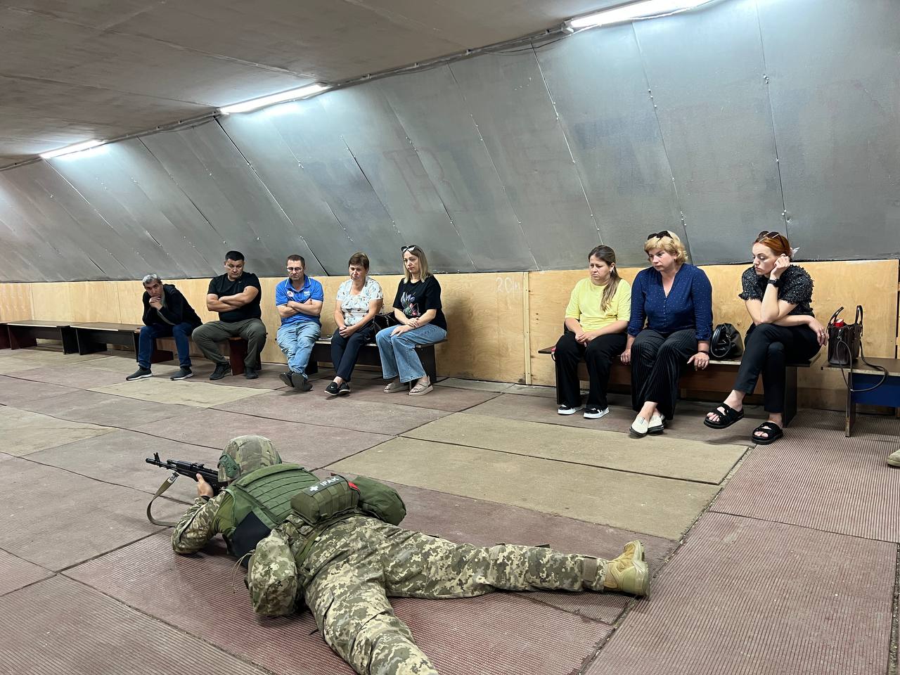 У Костополі тривають заняття з підготовки громадян до національного спротиву