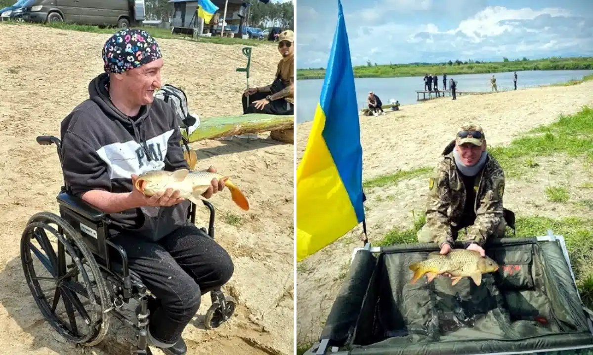 Риболовля для душі: на Рівненщині для військових провели терапевтичні змагання