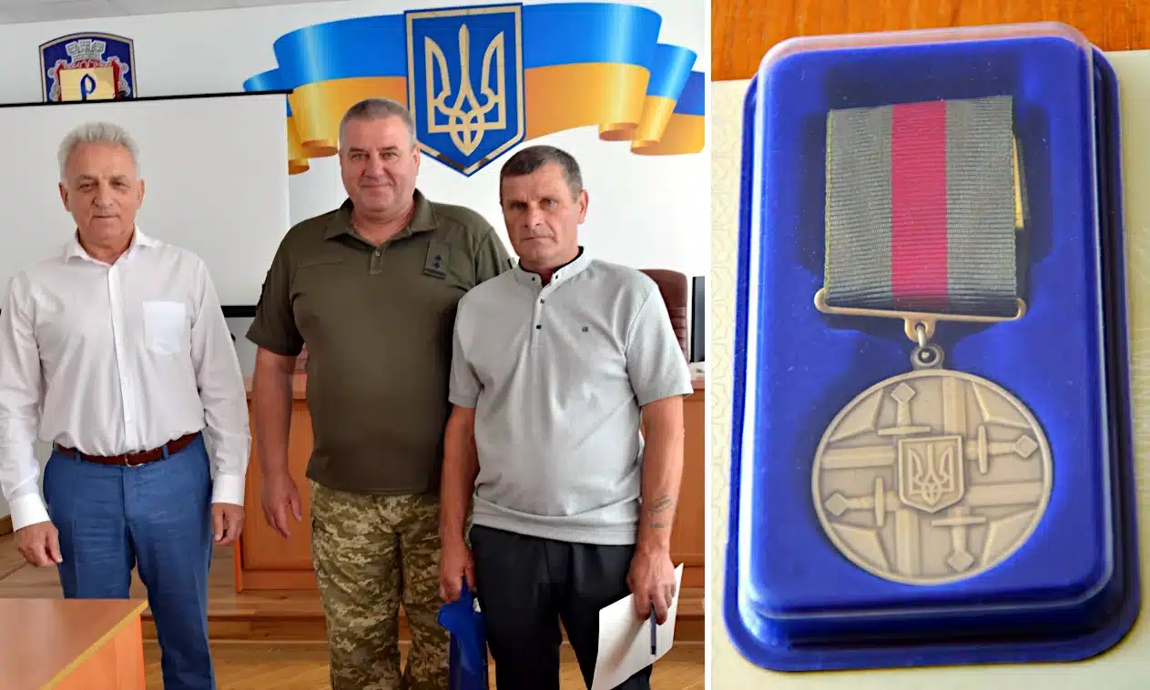 Захисника з Башарівки нагороджено почесною відзнакою Президента України