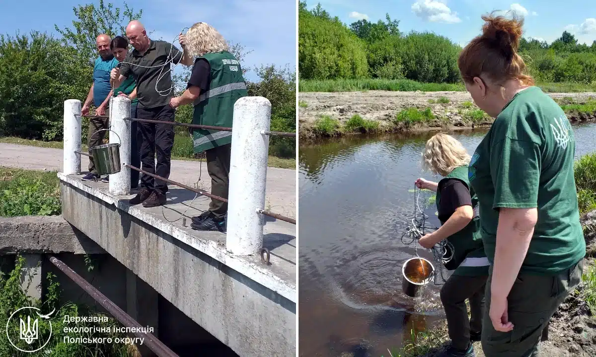 На Рівненщині перевіряють забруднення річки Бунів стічними водами