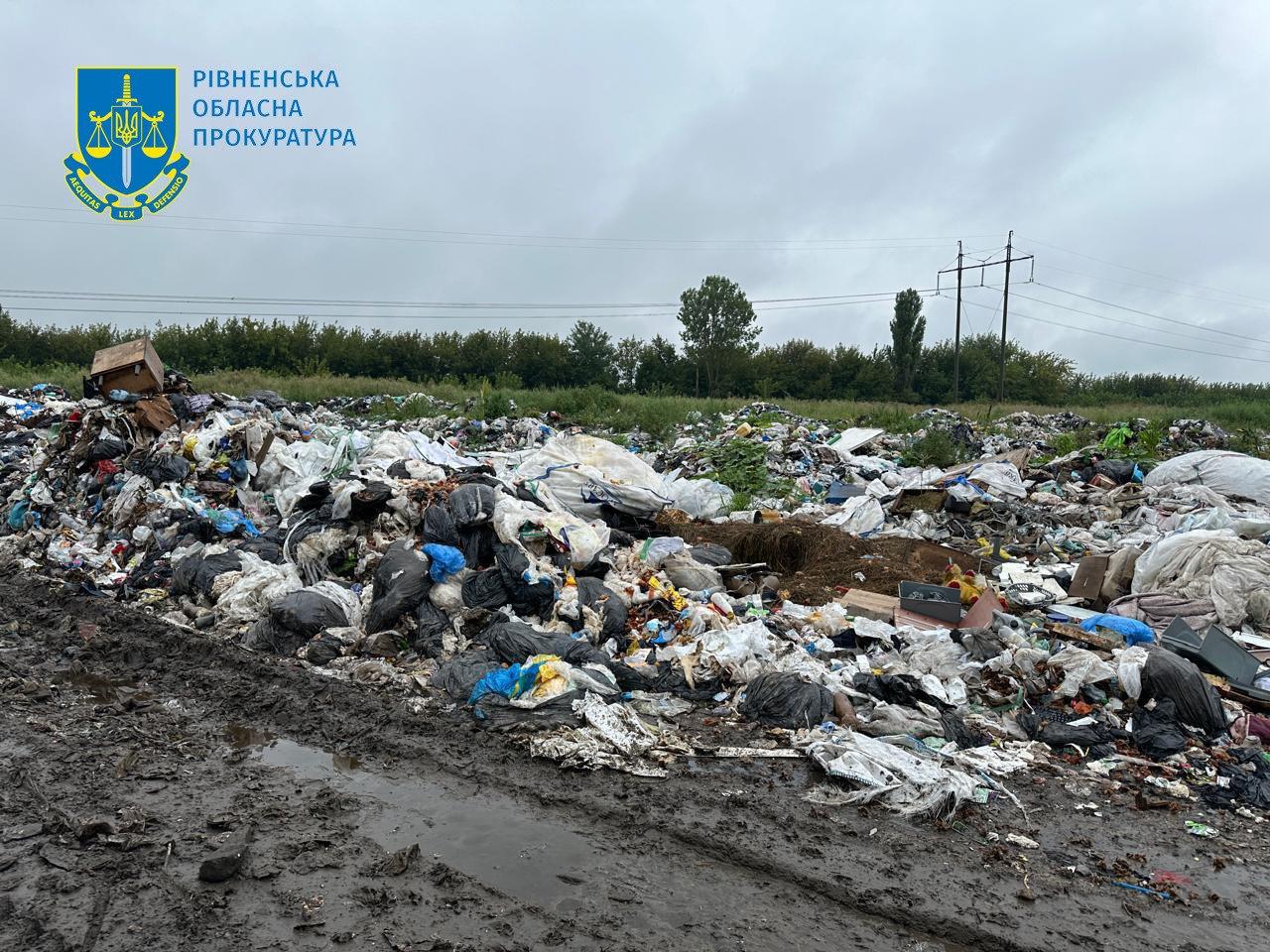 На Рівненщині судитимуть директора підприємства за самовільне захоплення та забруднення цінної землі