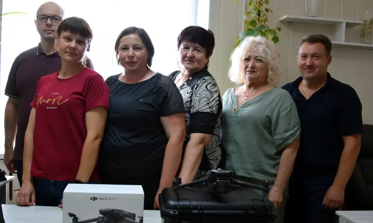 Городоцька громада передала ЗСУ два сучасні квадрокоптери для розвідки