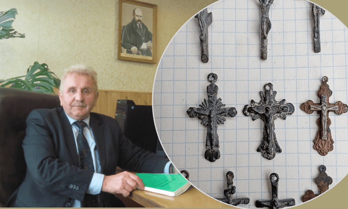 У Дубровиці знайшли колекцію католицьких натільних хрестиків міжвоєнного періоду