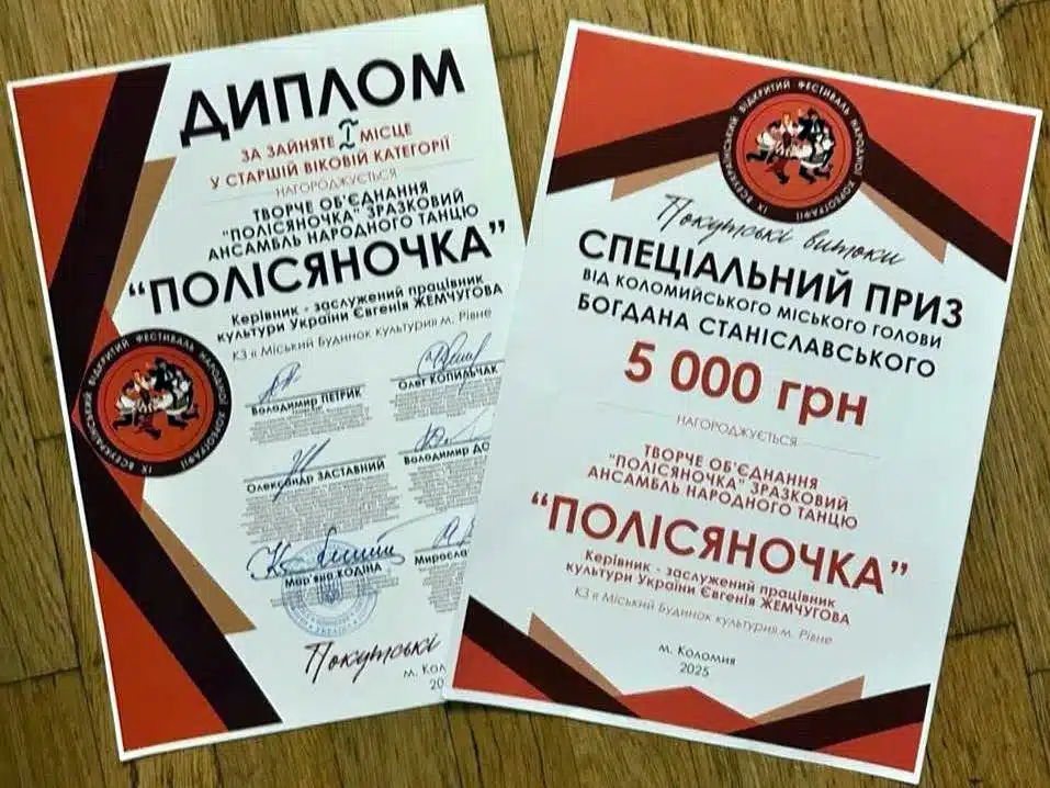 Зразковий ансамбль «Полісяночка» здобув перемогу на Всеукраїнському фестивалі «Покутські витоки» - фото 1