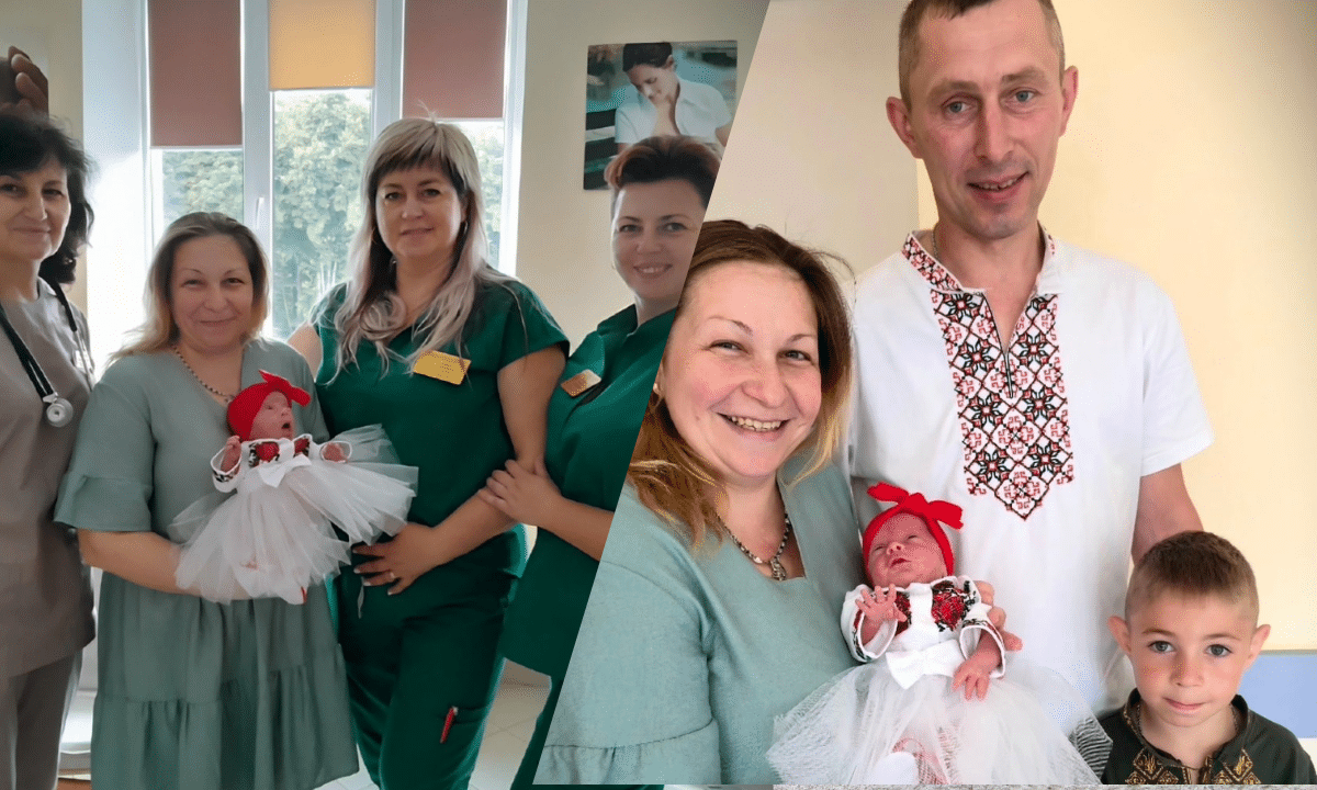 Дівчинка вагою 1180 г народилась у Рівному — зараз вона вже вдома