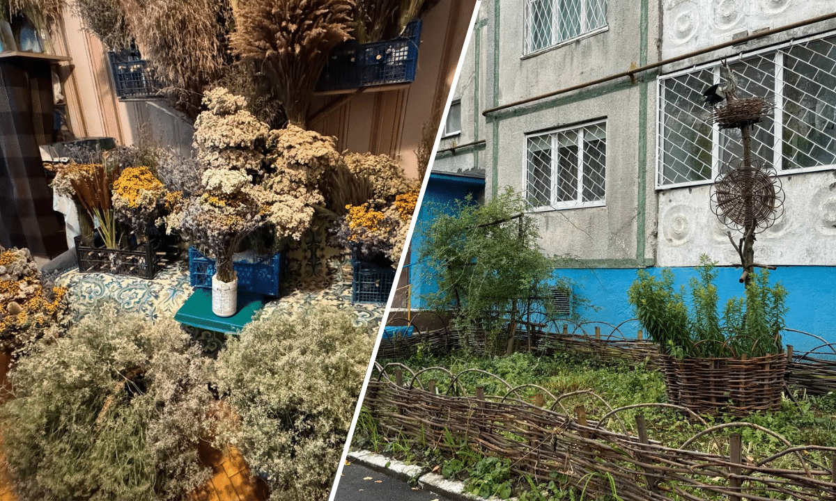 Майстер, що творить із квітів і гілок