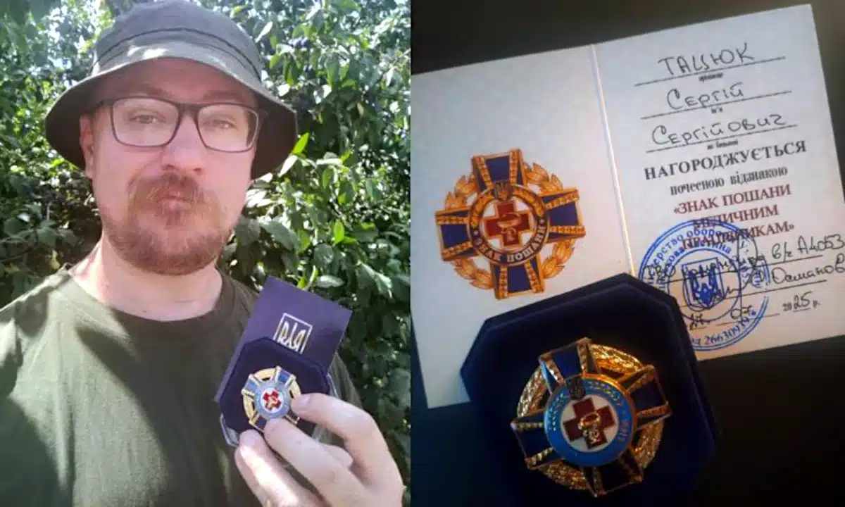 Медик із Вараша Сергій Тацюк отримав відзнаку «Знак пошани медичним працівникам»
