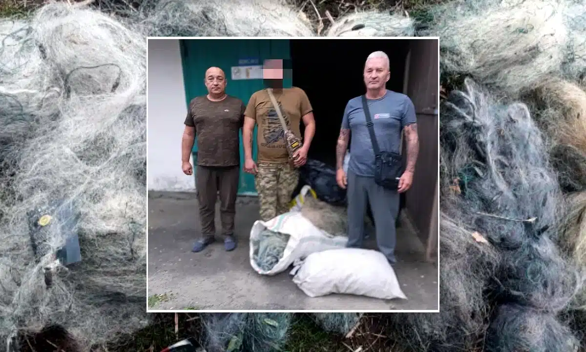 Рівненський рибоохоронний патруль передав ЗСУ майже 5 км сіток для облаштування позицій