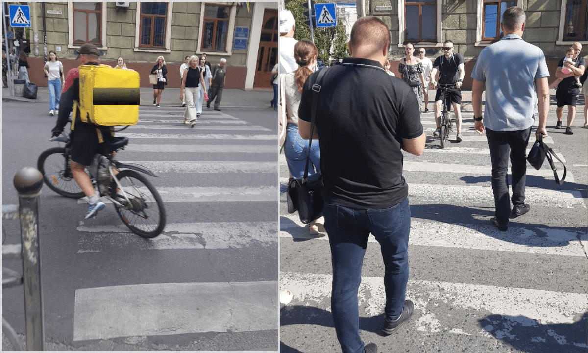 Чому велосипедисти і самокатники перетворюють пішохідні переходи на трасу
