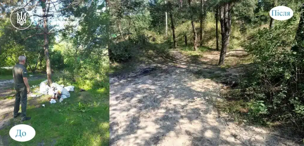 Біля Базальтового озера на Острожчині впорядкували санкціоноване сміттєзвалище та ліквідували стихійні - фото 2