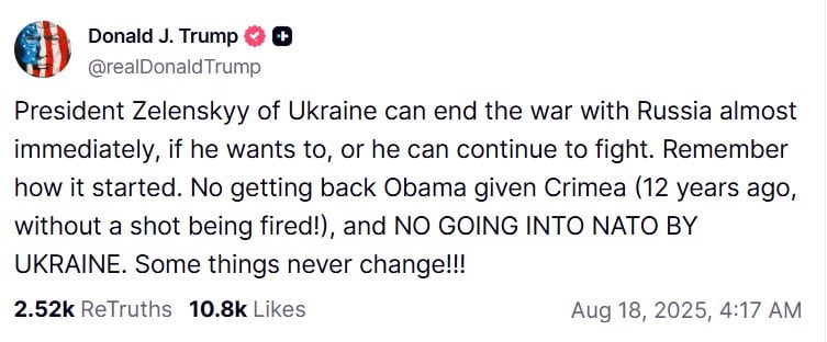 Трамп заявив, що Зеленський може завершити війну, але назвав умови - фото 1