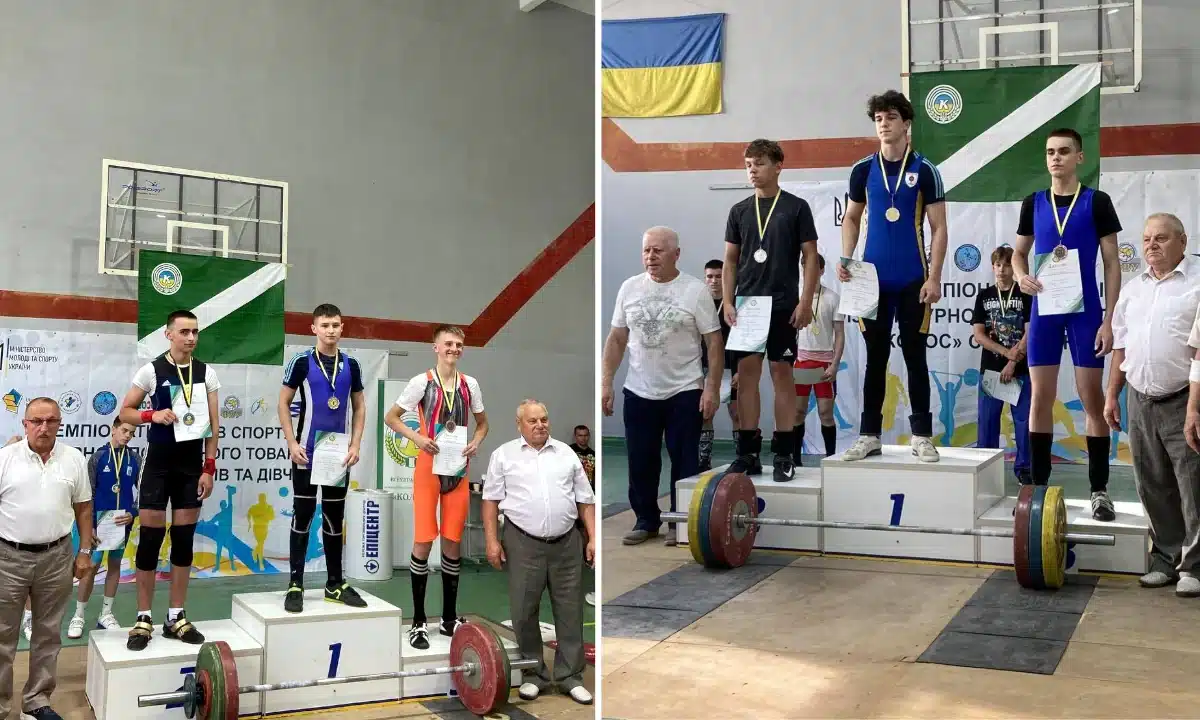 Юні важкоатлети зі Здолбунова вибороли золото чемпіонату України