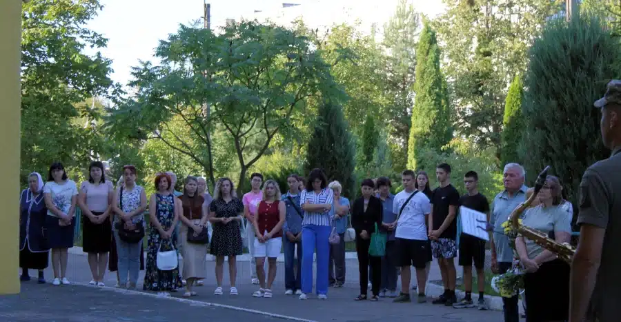 У Квасилові вшанували пам'ять полеглого захисника Олександра Матеяша - фото 1