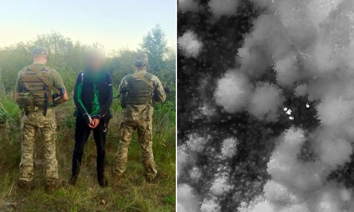На Рівненщині прикордонники за допомогою дрона затримали порушника