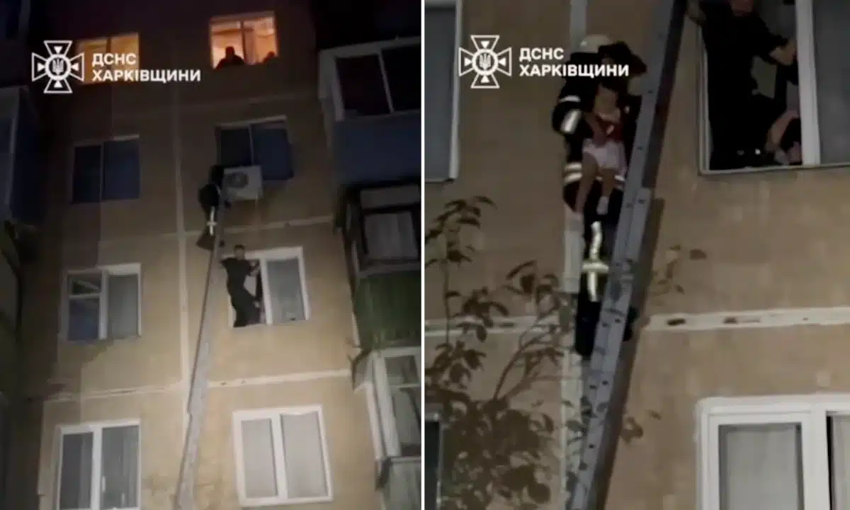 У Харкові дитина випала з 5 поверху і залишилась неушкодженою