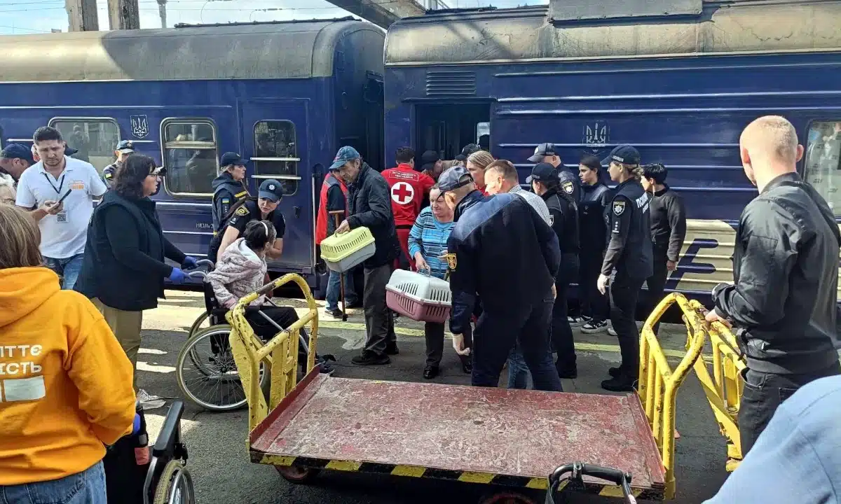 22-й евакуаційний потяг прибув на Рівненщину. Ще 15 переселенців з Донеччини знайшли прихисток