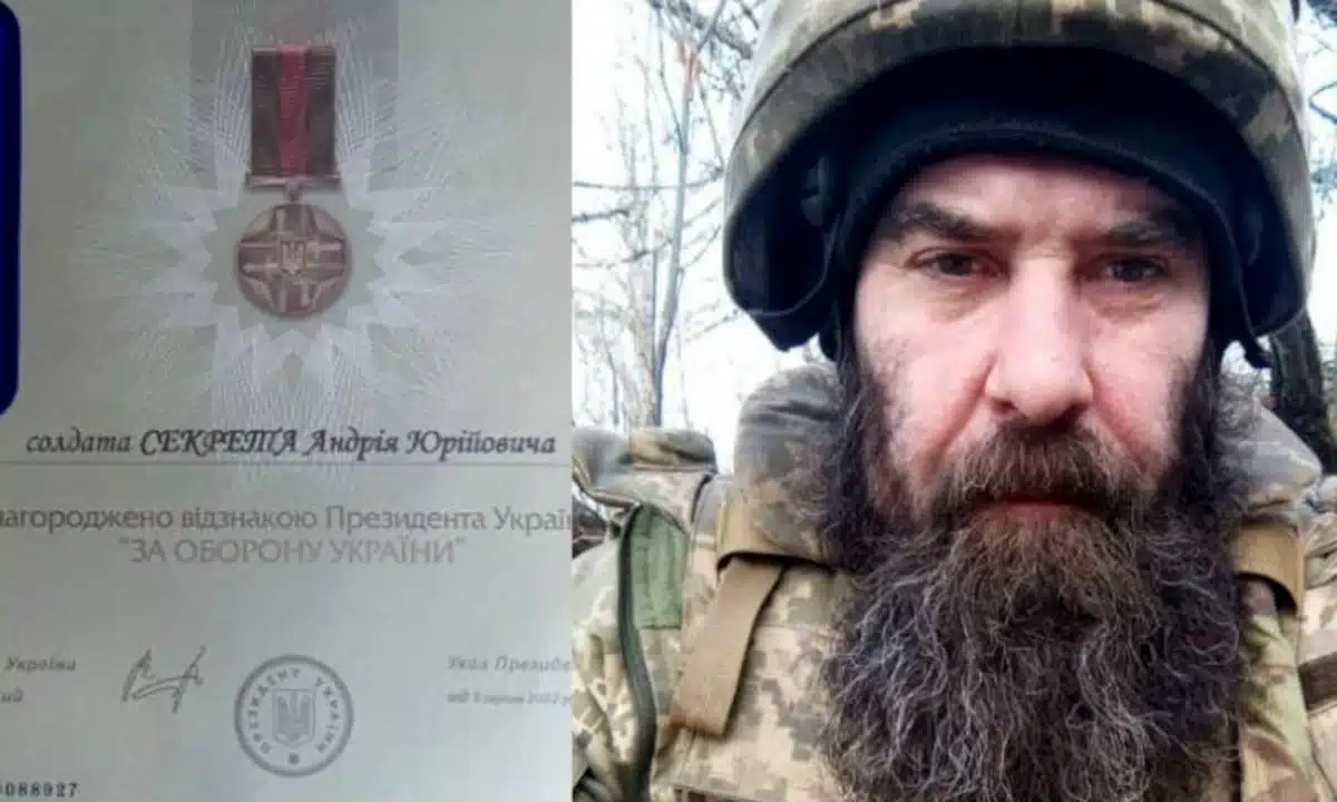 Солдат із Вараша отримав нагрудний знак «За оборону України»