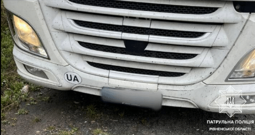 На Дубенщині патрульні зупинили нетверезого водія вантажівки