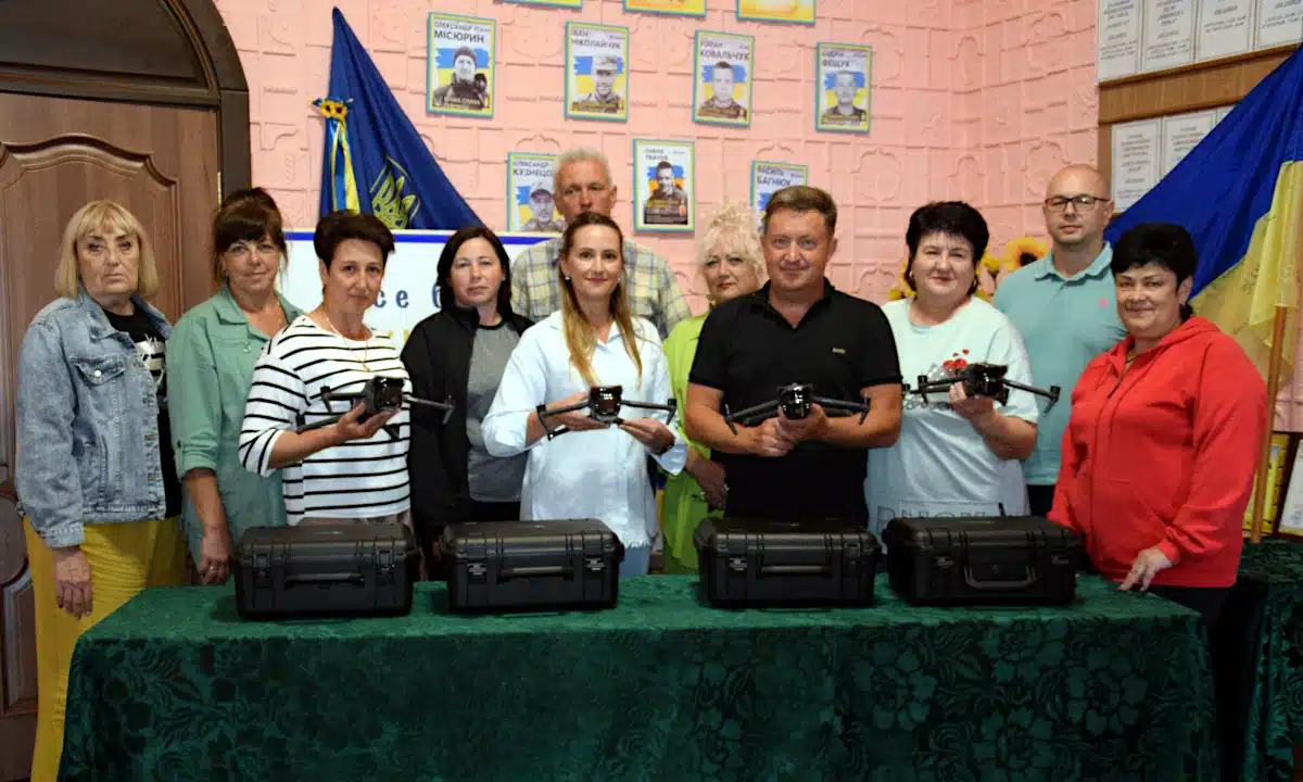 Городоцька громада передала військовим партію дронів «Mavic 3T»