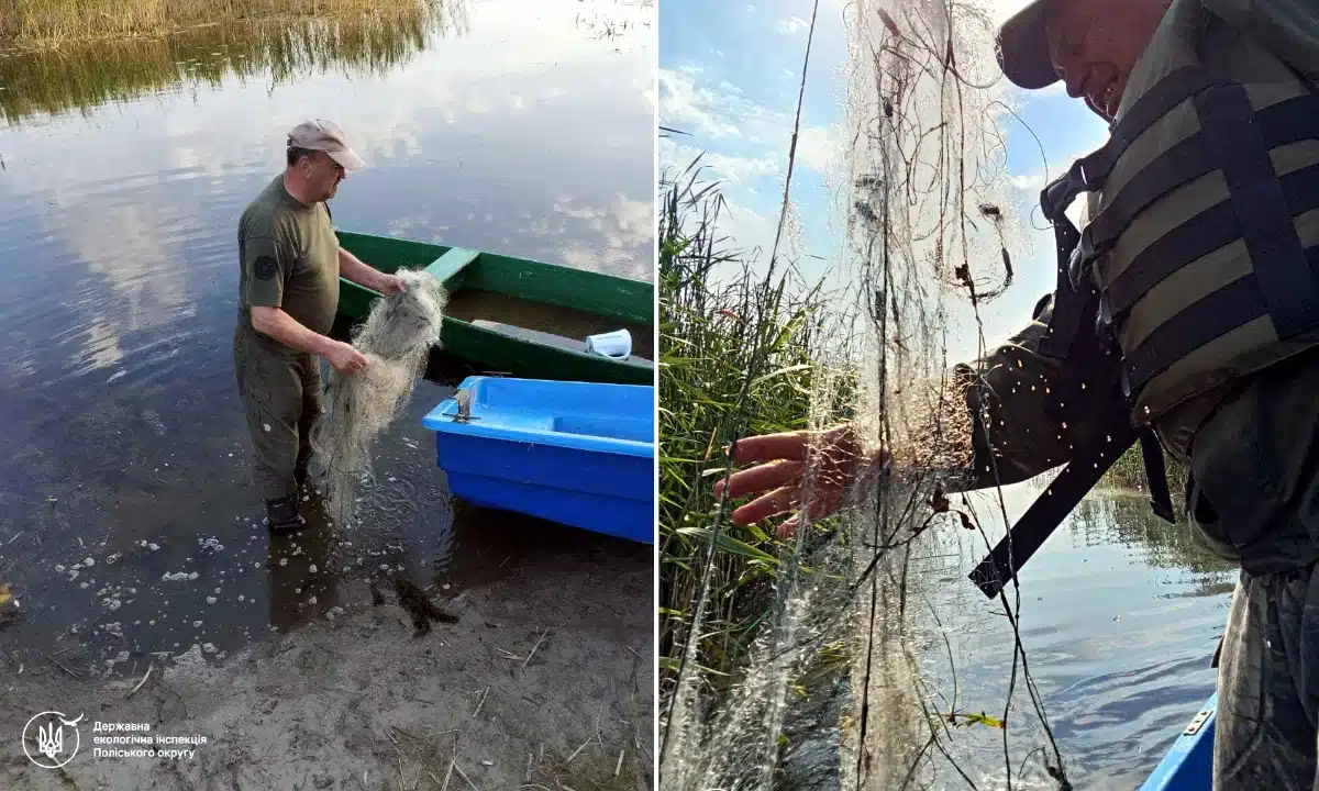 На Хрінницькому водосховищі зафіксували порушення правил рибальства
