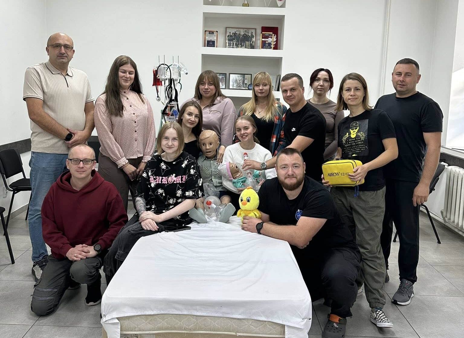 Четверта група парамедиків завершила курс перепідготовки у Рівному
