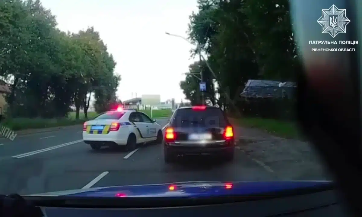 Водія з 2,5 проміле алкоголю в крові зупинили у Рівному