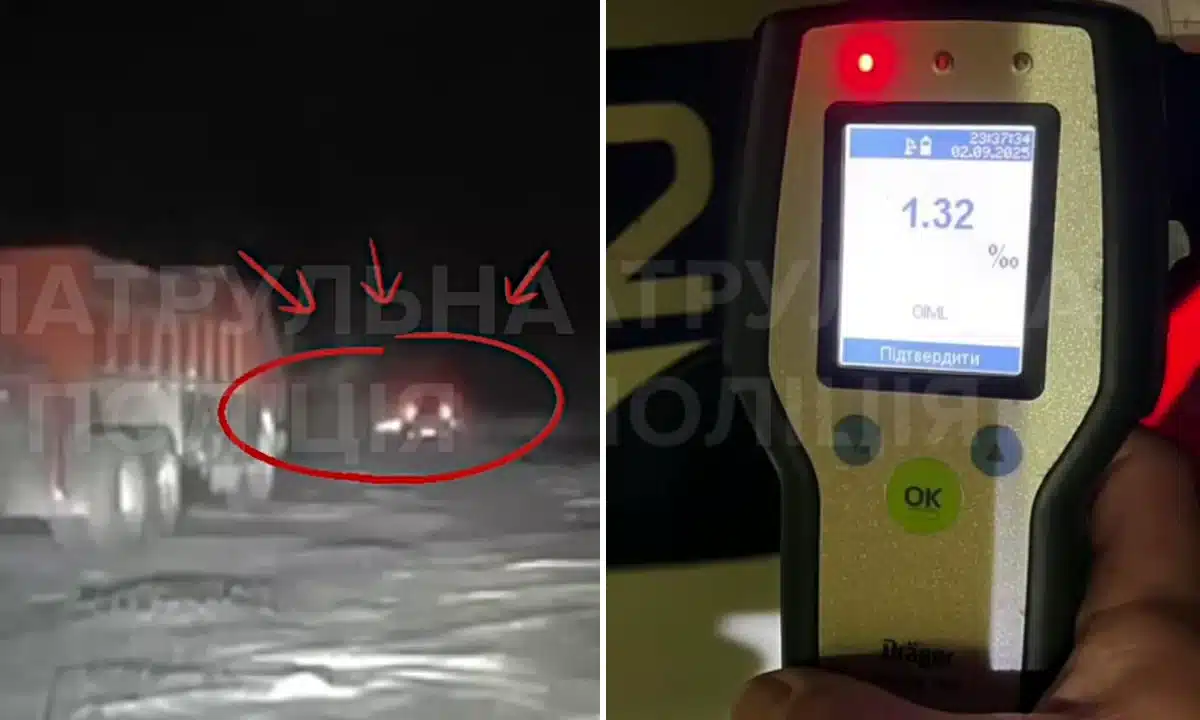 У Рівному нетверезий водій намагався втекти від поліції: 1,32 проміле та три адмінпротоколи
