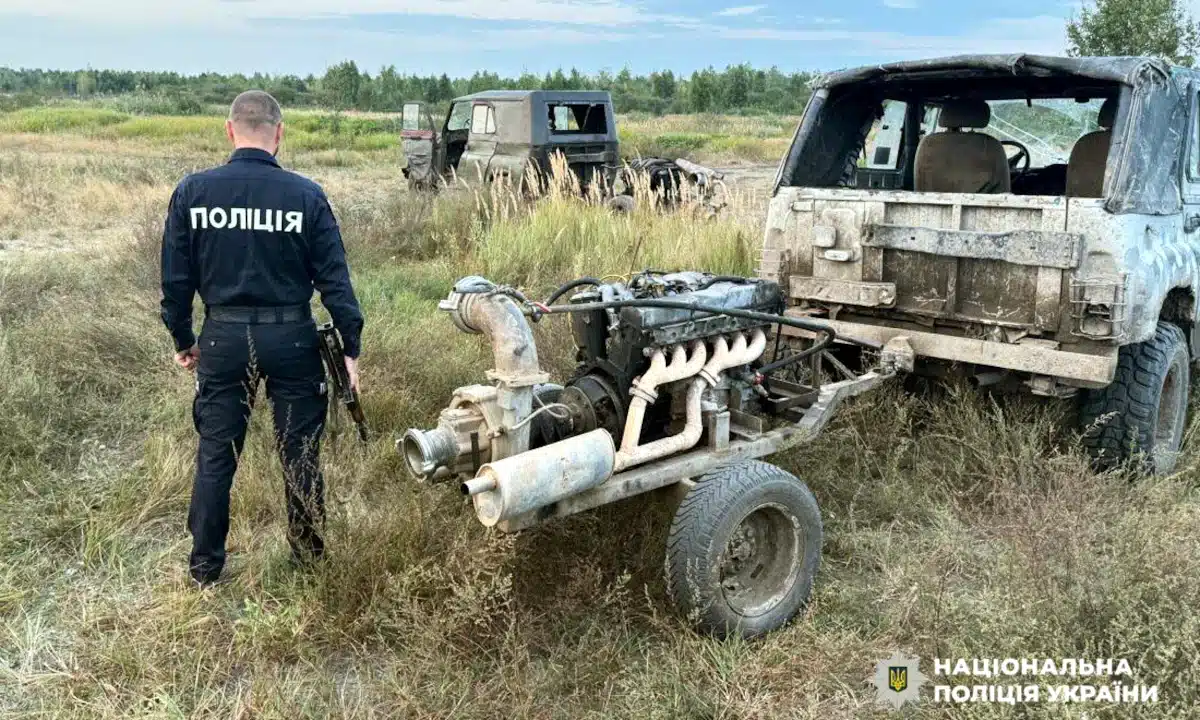 На Рівненщині викрили чоловіка на незаконному видобутку бурштину