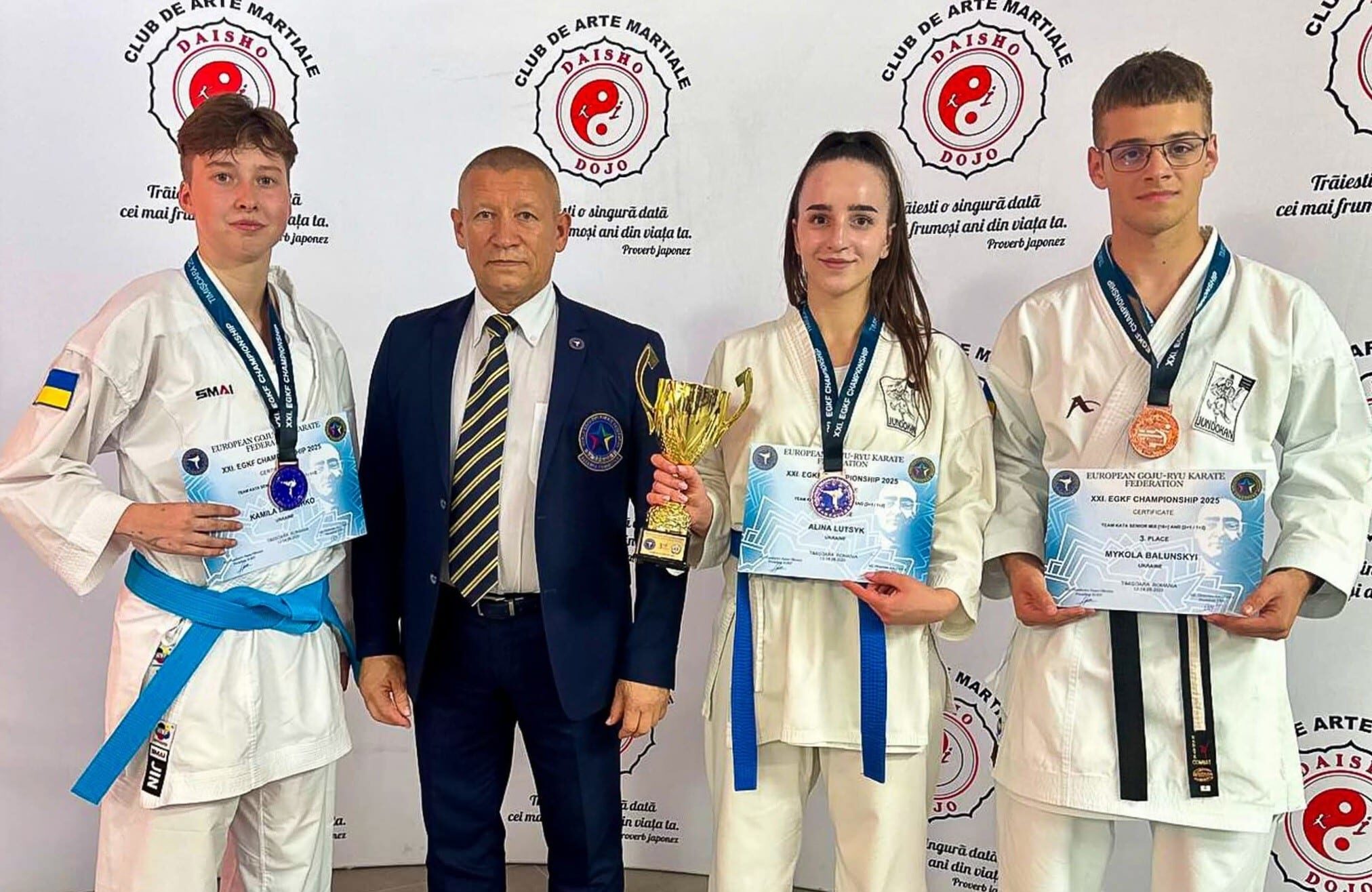 Здолбунівський школяр став бронзовим призером чемпіонату Європи з годзю-рю карате