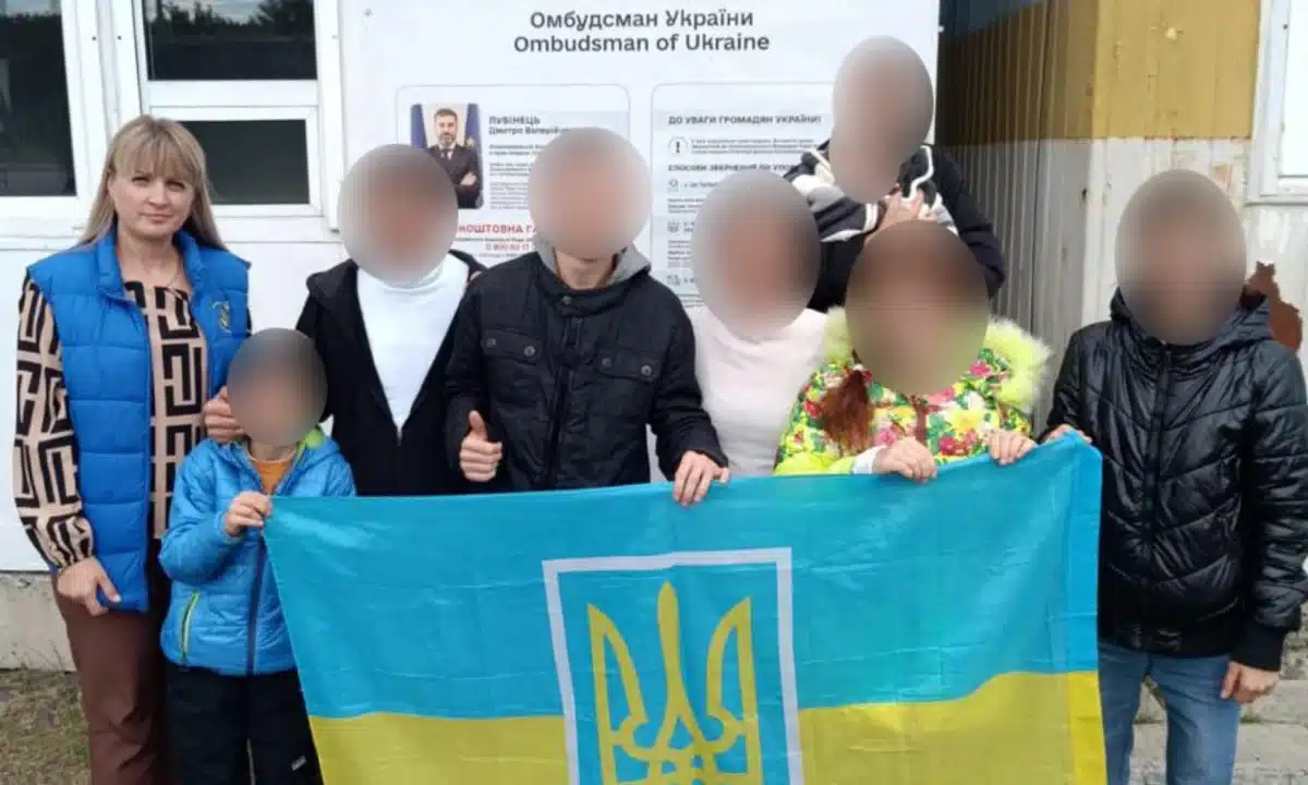 Ще групу українських дітей повернули з тимчасово окупованих територій та росії