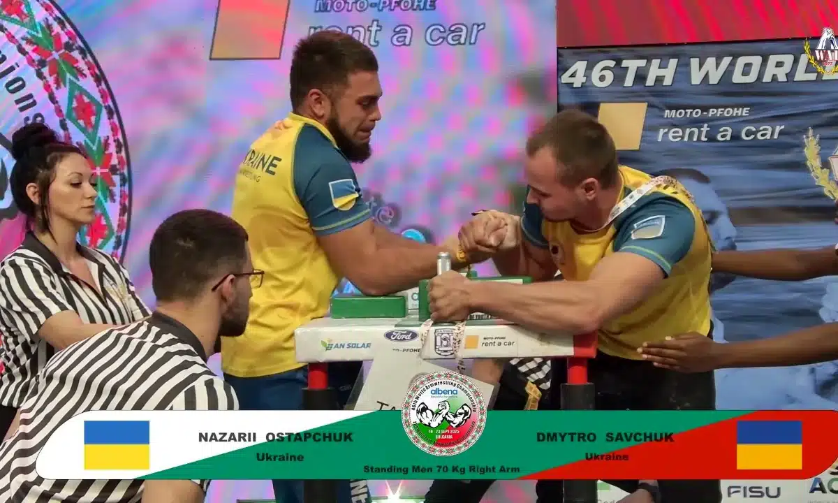 Спортсмен з Рівненщини здобув золото і срібло на чемпіонаті світу з пара-армрестлінгу
