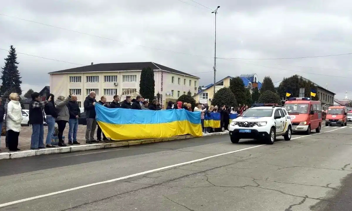 Корецька громада зустріла захисника Андрія Марціновського після російського полону
