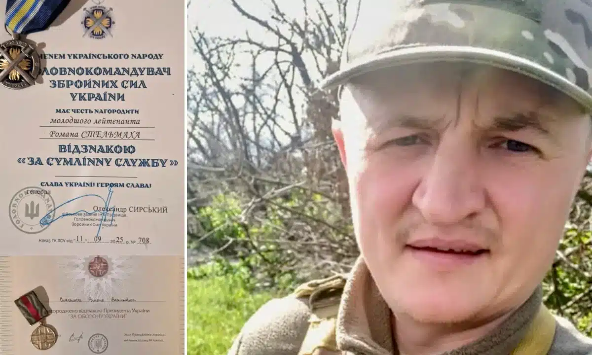 Військовослужбовець із Вараша Роман Стельмах отримав високі державні нагороди
