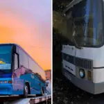 Автобуси для армії, які передали перевізники Рівненщини.