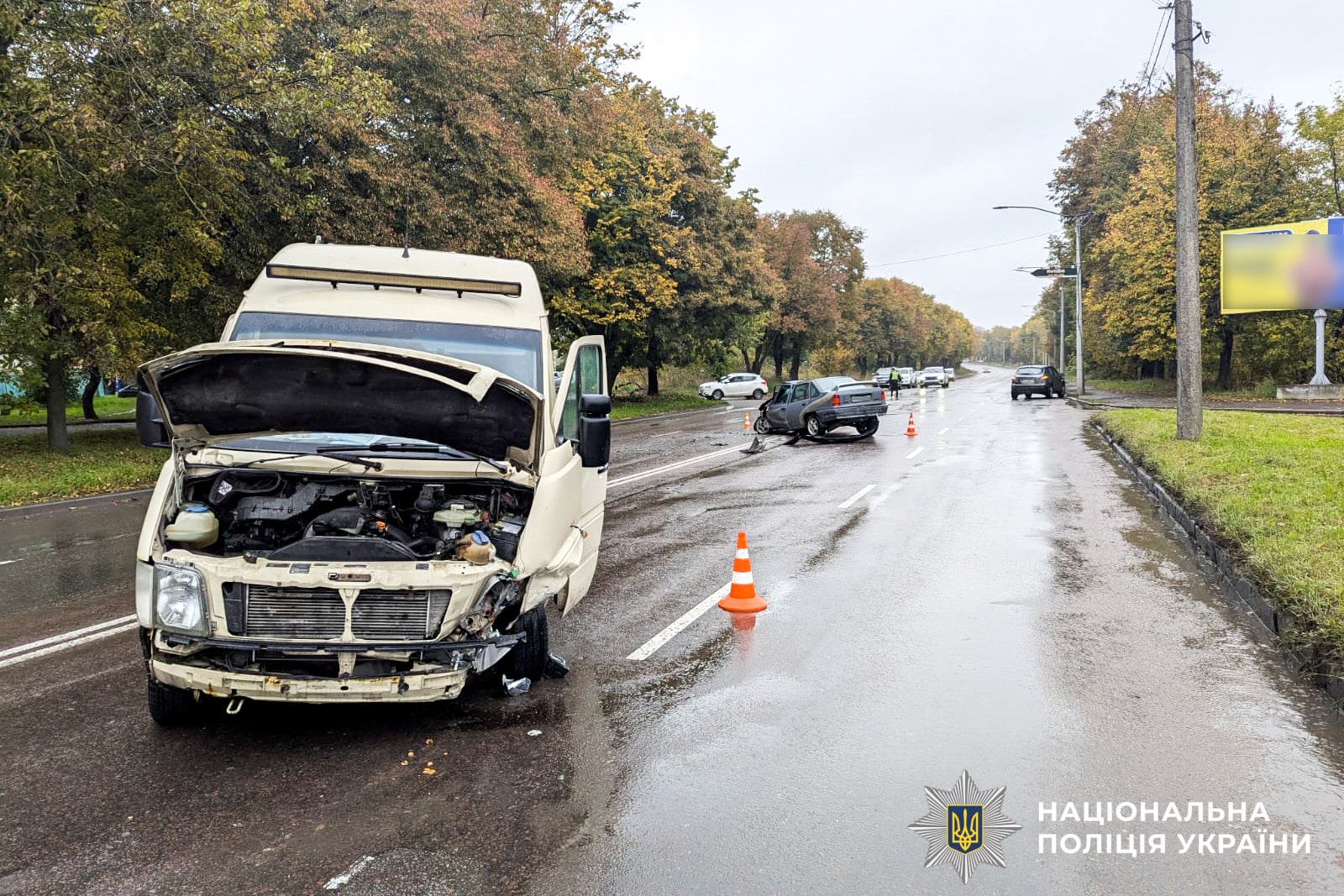 ДТП за участю трьох авто трапилось у Рівному