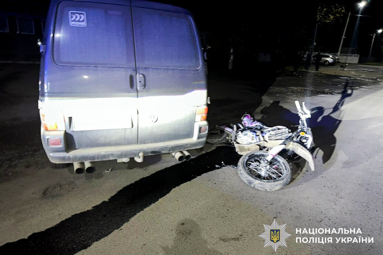 На Млинівщині неповнолітній мотоцикліст постраждав у ДТП