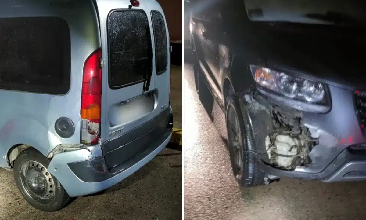 У Рівному водійка Hyundai в’їхала в припарковане авто та втекла з місця ДТП