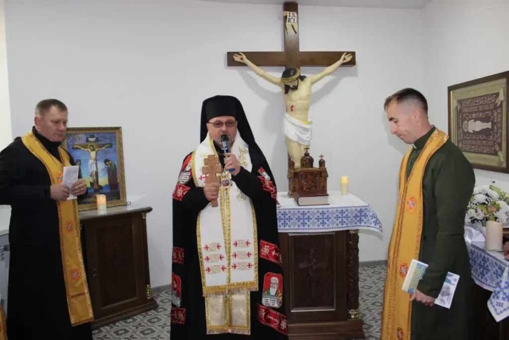 Дубенське Євангеліє у каплиці Благовіщення Пресвятої Богородиці.