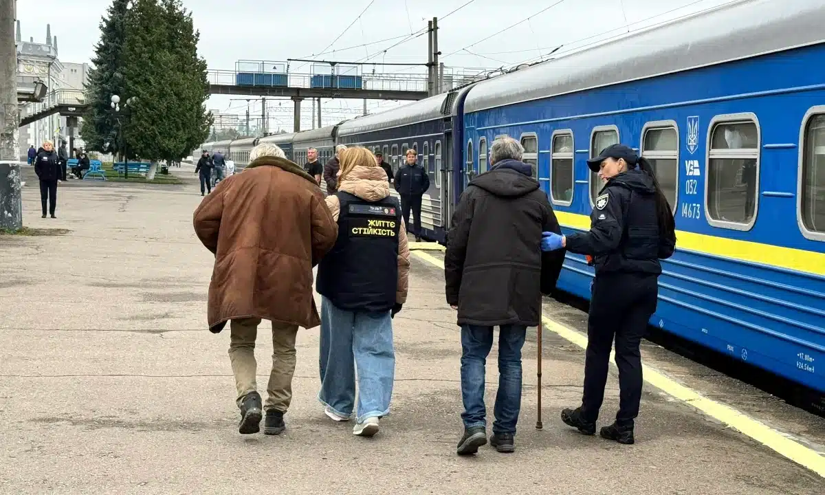 Дубенщина прийняла черговий евакуаційний потяг із Донеччини