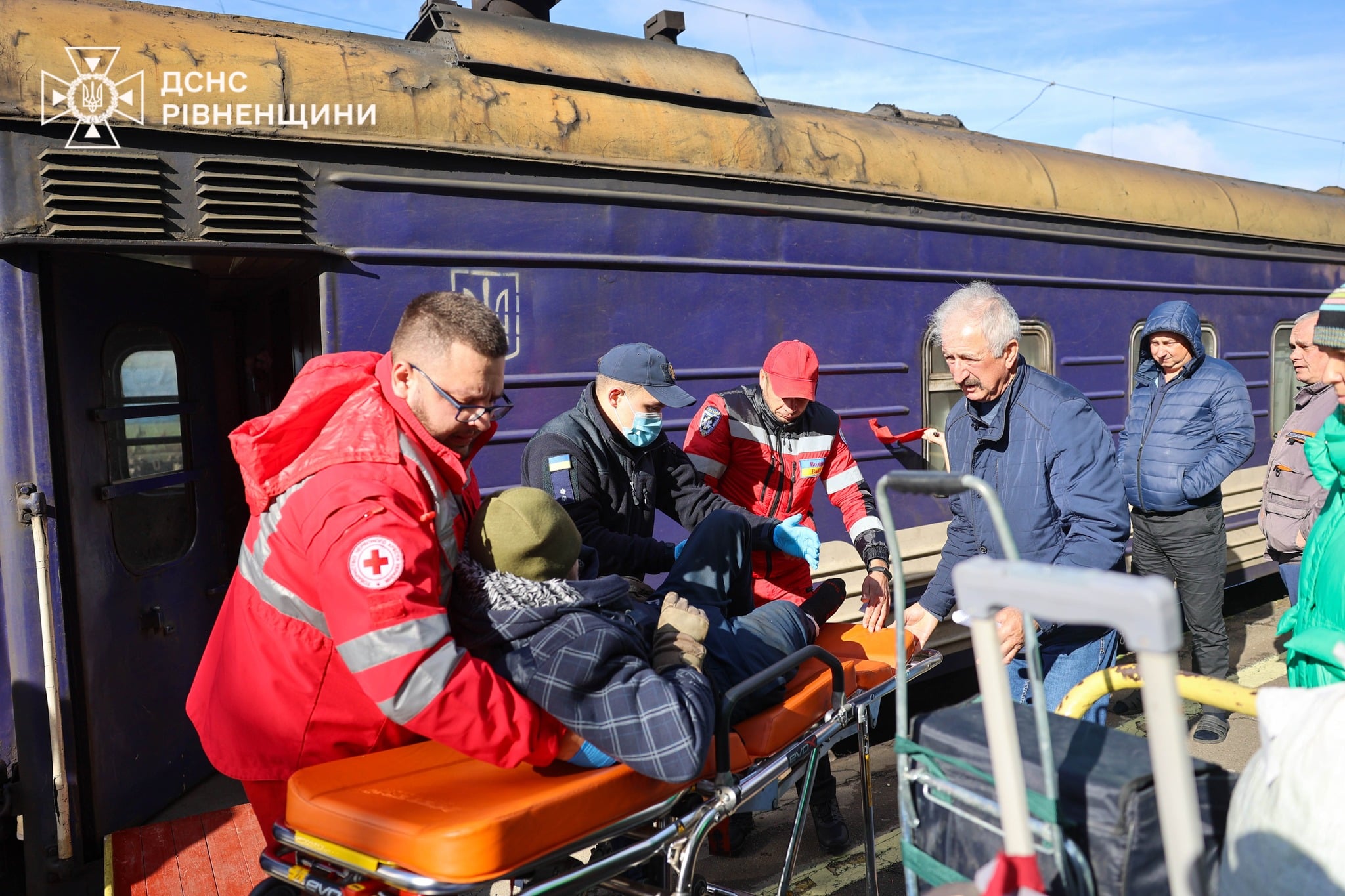 37-й евакуаційний потяг із Донеччини прибув на Рівненщину