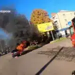 Рятувальники ліквідували пожежу автомобіля після ДТП у Рівному