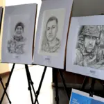 У Вараші відкрилася виставка портретів воїнів «Незламні»