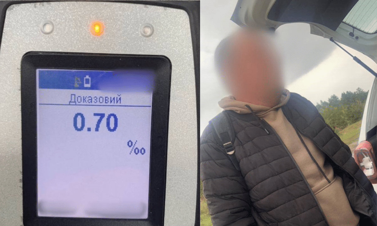 Сарненські патрульні затримали нетверезого водія мотоцикла без прав